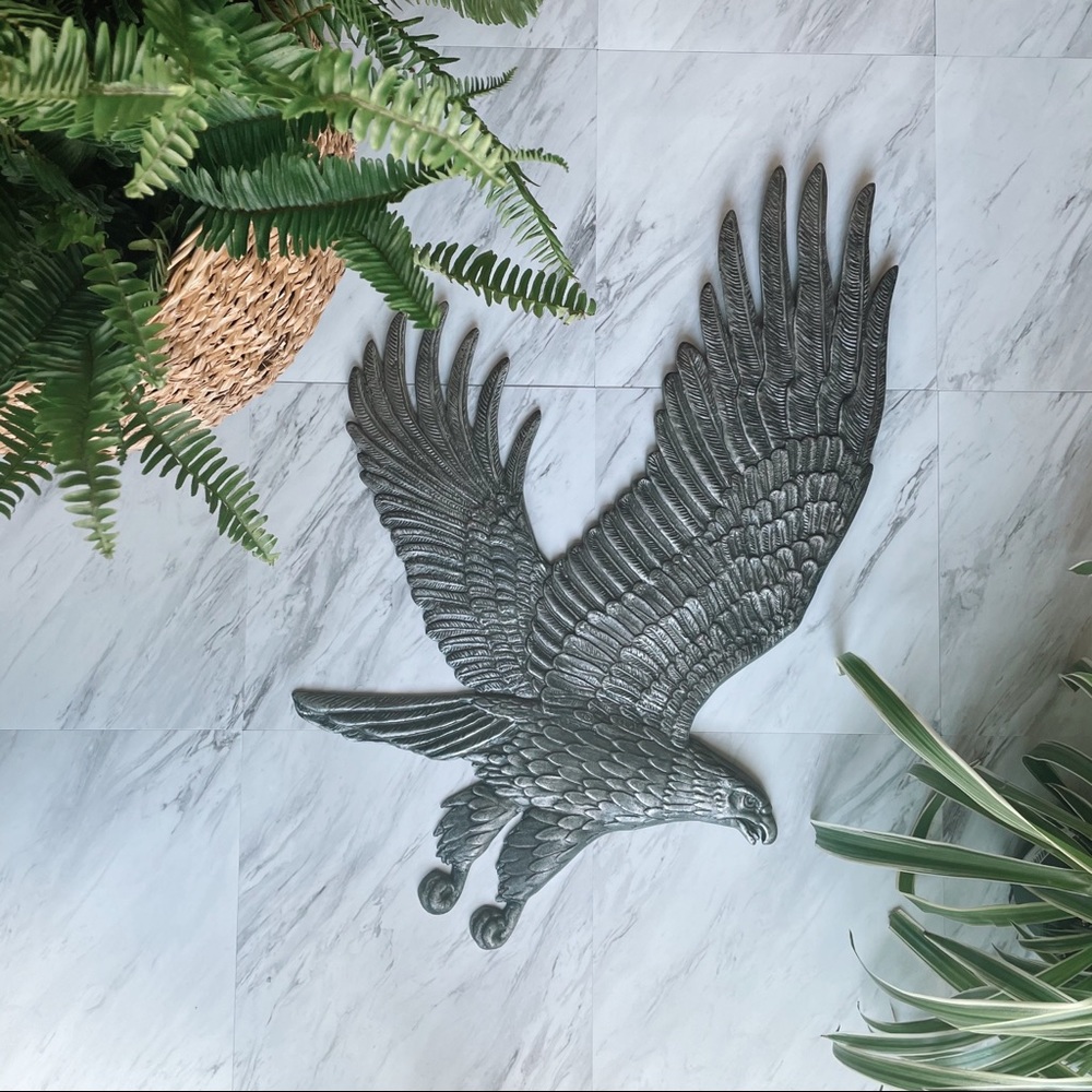 SOLD Vintage metal Eagle wall art 1963